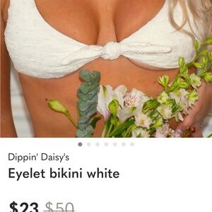Dippin' Daisy's White Knot Bikini Top